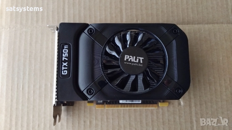Видео карта NVidia GeForce Palit GTX750Ti StormX OC 2048MB GDDR5 128bit PCI-E, снимка 1