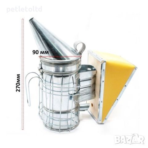 Пчеларска пушалка ЕКО с предпазна решетка, модел 2021, снимка 1 - Други стоки за животни - 22810434