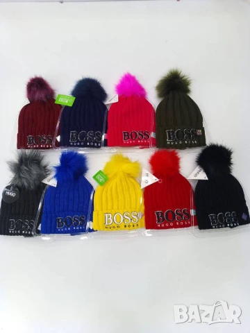 шапки с пух hugo boss louis vuitton calvin klein the north face dior nike  , снимка 17 - Шапки - 50776118