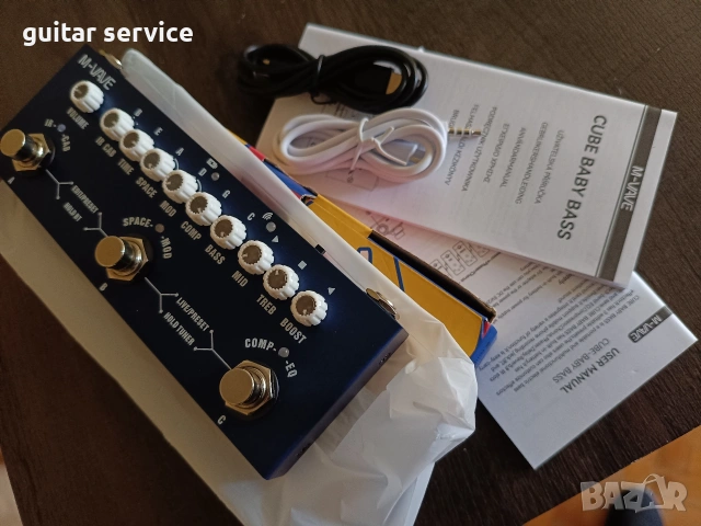 M-Vave Cube Baby Bass процесор, снимка 3 - Китари - 53107313