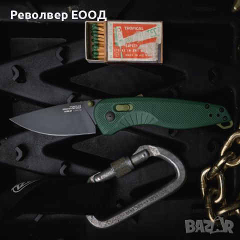 Сгъваем нож SOG Aegis AT, в цвят Forest/Moss - 7,95 см, снимка 7 - Ножове - 45268154