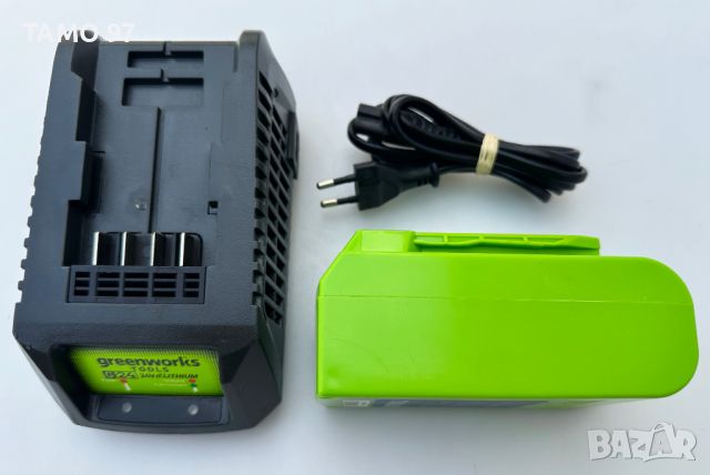 Greenworks акумулаторна батерия 24V 5.0Ah и зарядно устройство., снимка 1 - Други инструменти - 46372714