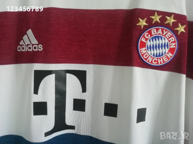 Bayern Munich Muller Away 2014 2015 Adidas Shirt Jersey Trikot оригинална тениска фланелка Байерн, снимка 3 - Тениски - 52523352