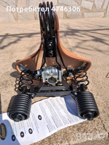 Продавам велоседалка естествена кожа, снимка 3 - Велосипеди - 53772659