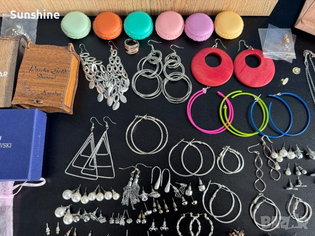 Огромен комплект бижута , снимка 11 - Обеци - 54162243