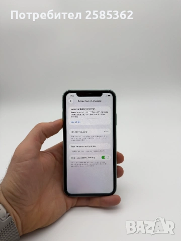 iPhone 11 128 Gb Green / 100% Батерия / Перфектен технически, снимка 4 - Apple iPhone - 53831561