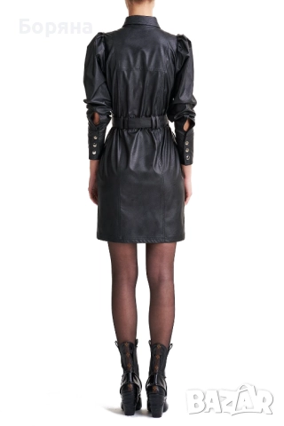 Other Theory нова с етикет 2 в 1 рокля тренч от еко кожа, снимка 18 - Рокли - 52815853