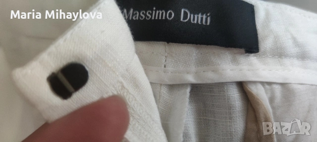 Massimo Dutti ленен панталон, снимка 7 - Панталони - 52287912