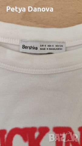 Дамски тениски BERSHKA , снимка 5 - Тениски - 45265010