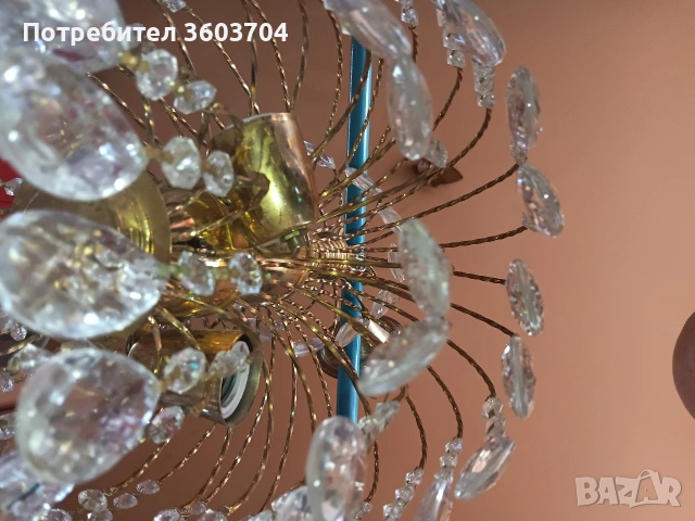 кристален полилей Франция, снимка 5 - Полилеи - 53797381