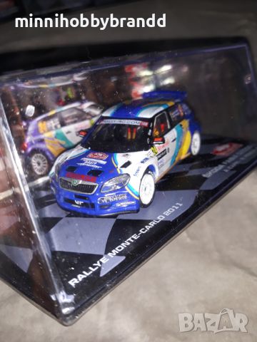 Peugeot 208 T16 R5 Skoda Fabia S2000 Renault Clio Maxi 1.43 Eaglemoss Rally Monte-Carlo, снимка 17 - Колекции - 46522825