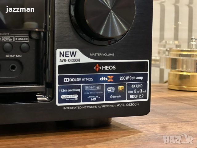 Denon AVR-X4300H – AV ресийвър | Dolby Atmos | HEOS, снимка 8 - Ресийвъри, усилватели, смесителни пултове - 52821881