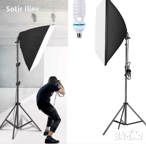 Soft Box + VIVALUX LED TURBO 40W ~ 189 INCANDESCENT крушка с продължителен живот от 20 000 часа