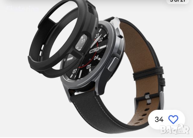 Протектор Spigen Liquid Air за Samsung Galaxy Watch 4 Classic 46 mm, снимка 7 - Фолия, протектори - 46734539