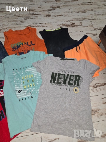 Тениски и панталонки за момче 134-140см , снимка 3 - Детски тениски и потници - 53389298