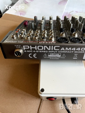 Миксер PHONIC AM440, снимка 4 - Ресийвъри, усилватели, смесителни пултове - 53795519