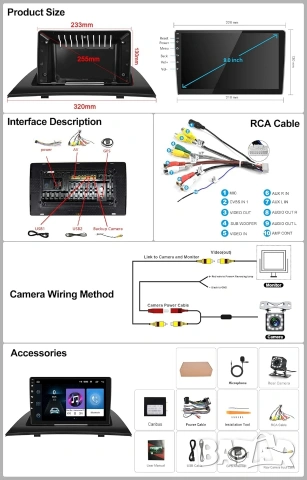 9" Мултимедия за BMW X3 E83 (2004-2012), Android 13, 4 core, 1+32Gb, снимка 17 - Аксесоари и консумативи - 53071752