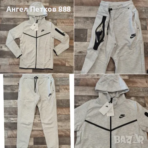 Мъжки Нов Екип Nike Tech Fleece памук 2024, снимка 15 - Спортни дрехи, екипи - 48170913