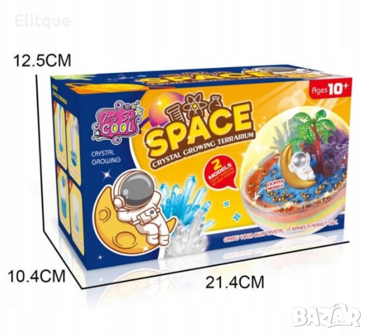 Терариум за растящи кристали - Образователен научен комплект, снимка 11 - Образователни игри - 52745127