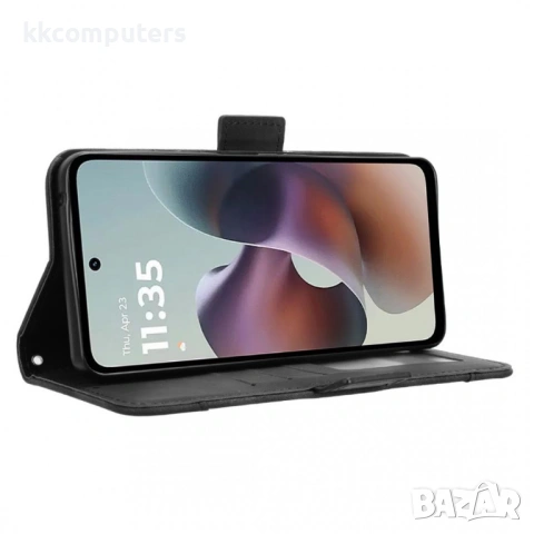 Кожен Калъф Портфейл за Realme C71 4G - Множество Слотове, Джоб за Банкноти, Двоен Магнит, Свалящ се, снимка 3 - Калъфи, кейсове - 53444018