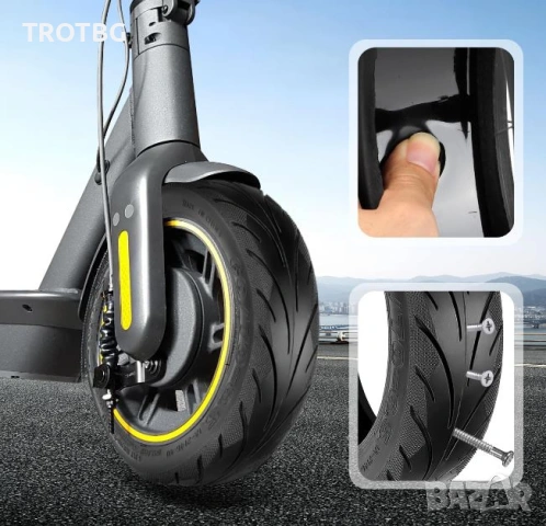 Безкамерна гума 60/70-6.5 с гел и прав вентил за Ninebot Max G30, снимка 5 - Други спортове - 53843746