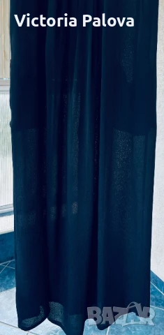 Прекрасна черна дълга рокля HENNES COLLECTION , снимка 8 - Рокли - 51172537