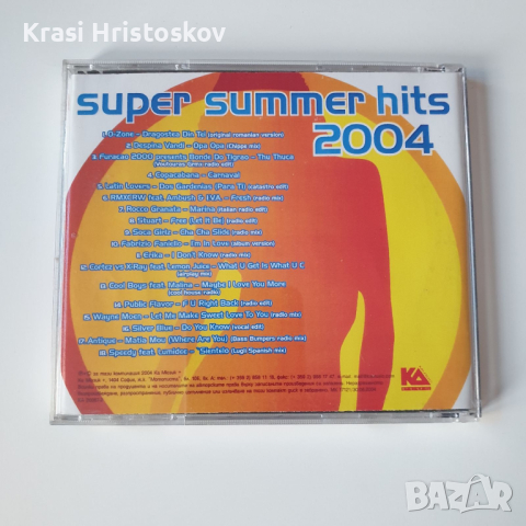 super summer hits 2004 cd, снимка 3 - CD дискове - 45063276