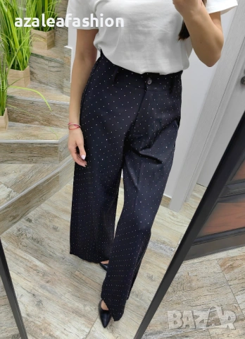 Дамски панталон с камъчета, снимка 6 - Панталони - 53220511