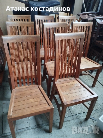 8 стола масив