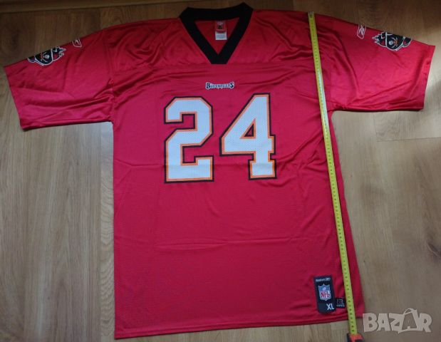 NFL Jursey / Tampa Bay Buccaneers  , #24 Cadillac Williams , Reebok, снимка 10 - Спортни дрехи, екипи - 45420813