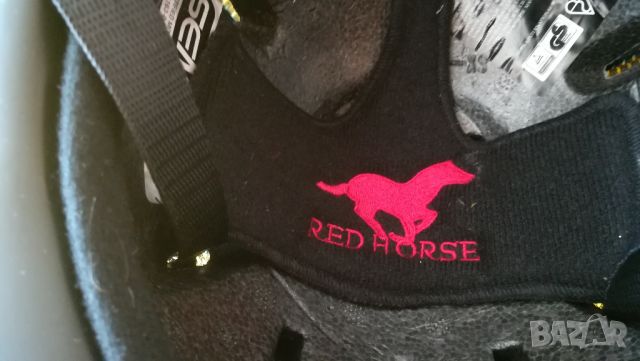 Детска каска /шлем, тока/ за езда RED HORSE с понита, снимка 6 - Други спортове - 46607553