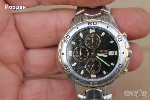 Мъжки Японски часовник ''Citizen 0510''  хронограф, снимка 10 - Мъжки - 54150053