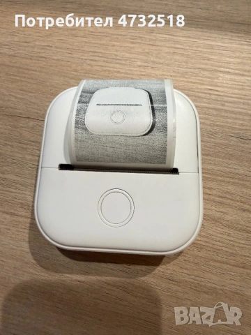 Мини термичен принтер Phomemo T02 (Bluetooth) + 3 БОНУС ролки хартия, снимка 6 - Принтери, копири, скенери - 53435273