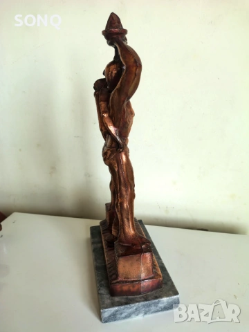 Прекрасна Бронзова Статуетка Колоса От Родос, снимка 6 - Антикварни и старинни предмети - 54067320