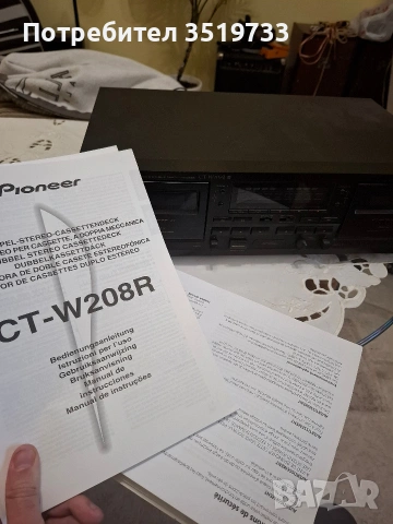 Дек Pioneer CT-W208R, снимка 2 - Ресийвъри, усилватели, смесителни пултове - 53566690