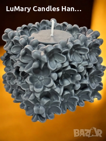 Свещ “ Цветчета”, снимка 3 - Декорация за дома - 53223403