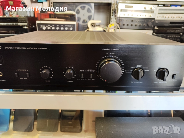 🔊 📢📣📯🔔 🎵 Усилвател Kenwood KA-4010 Две по 95 вата на 4 ома. В отлично техническо и визуално съ, снимка 4 - Ресийвъри, усилватели, смесителни пултове - 33079143