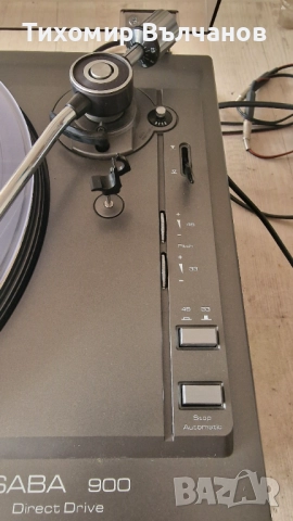 Грамофон SABA PSP-900 Direct Drive Hi-Fi, снимка 4 - Грамофони - 51618441