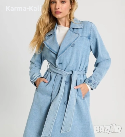 дънков шлифер , снимка 3 - Якета - 52077833