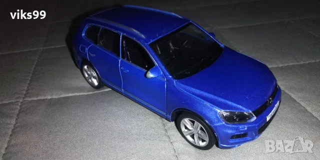 Volkswagen Touareg, Blue - RMZ City 5019, снимка 5 - Колекции - 47953914