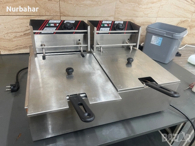 Двоен фритюрник на ток