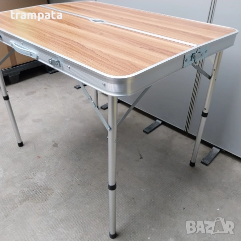 НАЙ ДОБРАТА ОФЕРТА Туристическа Алуминиева маса 90x66x70см. къмпинг, каравана, кемпер, снимка 6 - Къмпинг мебели - 52637364