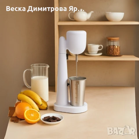 Стоящ фрапе миксер Muhler FMX-277S, 100W, Метална чаша, снимка 4 - Миксери - 50967374