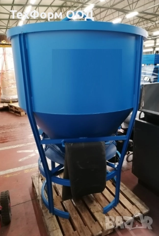 Кюбел за бетон с маркуч модел К 3 с обеми 500 л и 1000 л  - налични на склад., снимка 2 - Други машини и части - 35576357