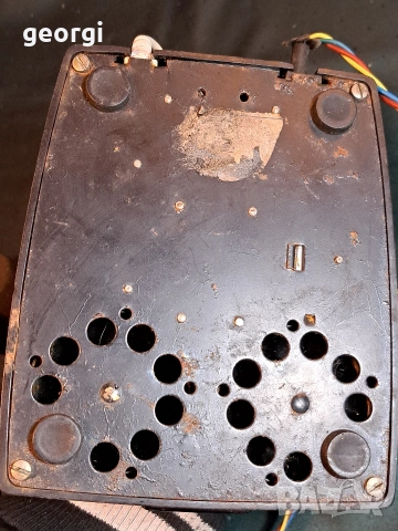 стар бакелитов телефон PTT 34/4, снимка 6 - Антикварни и старинни предмети - 53988312