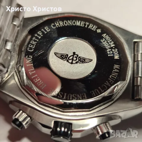 Мъжки луксозен часовник Breitling 1884 Chronometer Chronomat, снимка 10 - Мъжки - 47088677