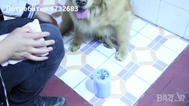 Чаша за Почистване на Лапи за Кучета – Силиконова Почистваща Четка, снимка 2 - За кучета - 53573541