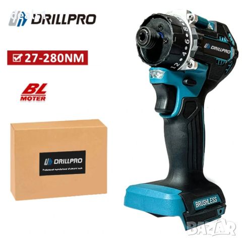 Drillpro 20+1 Безчетков Мощен Ударен Винтоверт 1000W, снимка 1 - Винтоверти - 46757464