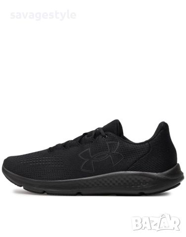 Мъжки маратонки UNDER ARMOUR Charged Pursuit 3 Big Logo Running Shoes Black, снимка 6 - Маратонки - 45762473