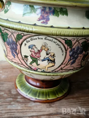 Антикварен VILLEROY & BOCH METTLACH, снимка 11 - Антикварни и старинни предмети - 49967320